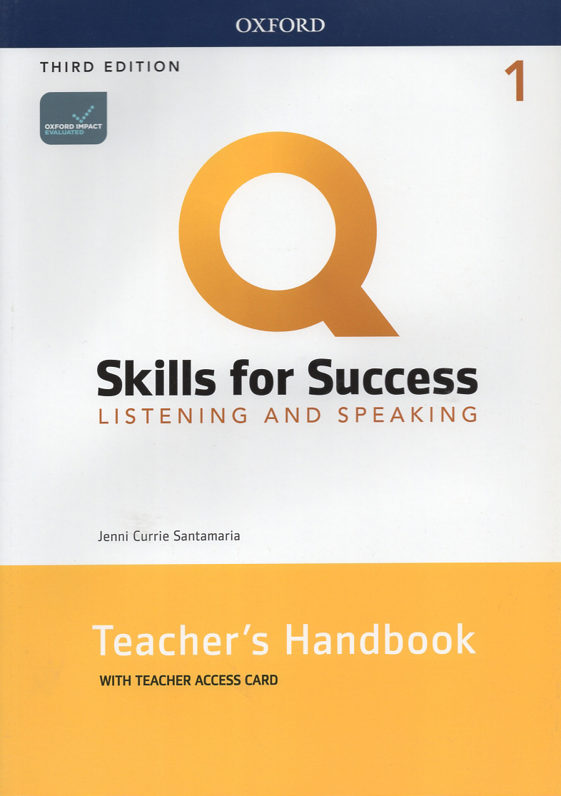 Q 3E Listening & Speaking 1 Teacher's handbook with Teacher Access Card