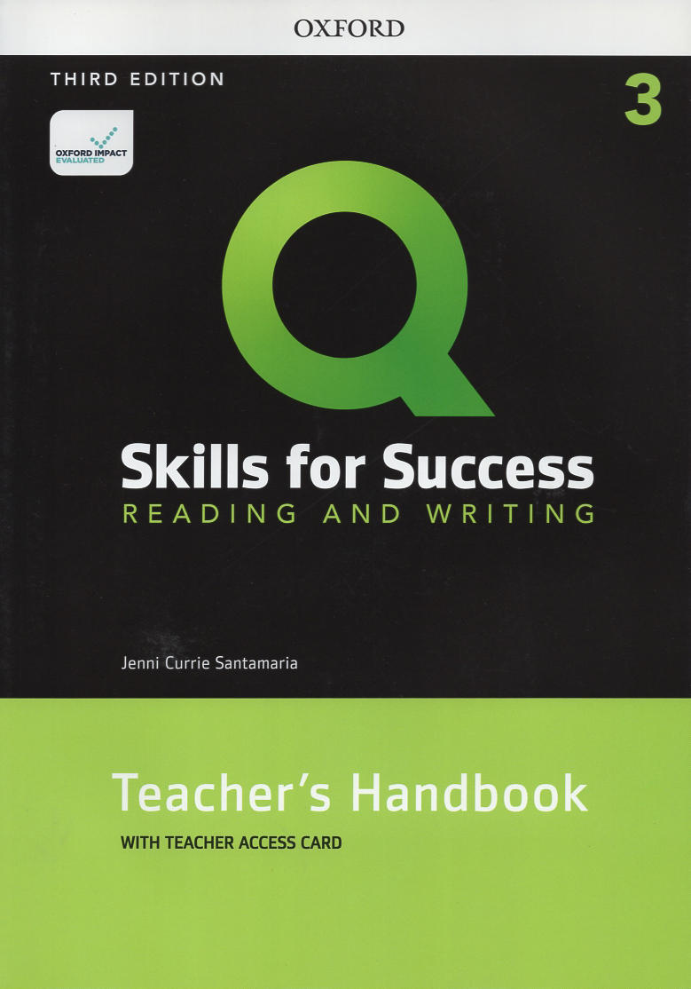 Q 3E Reading & Writing 3 Teacher's handbook with Teacher Access Card