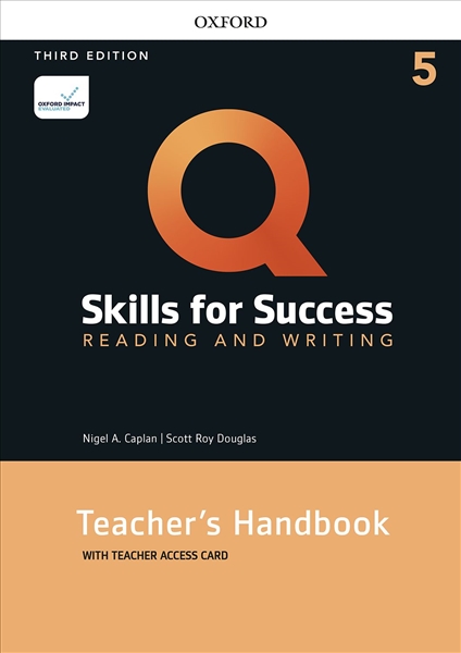 Q 3E Reading & Writing 5 Teacher's handbook with Teacher Access Card