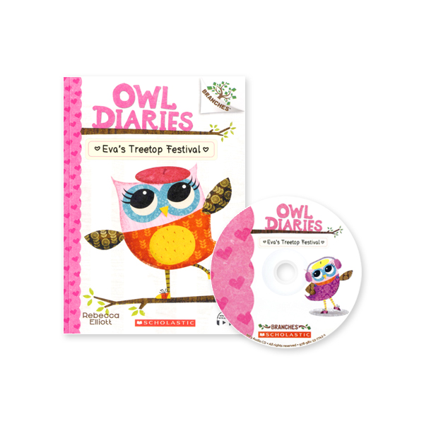 Owl Diaries #1:Eva's Treetop Festival (with CD & Storyplus QR) New