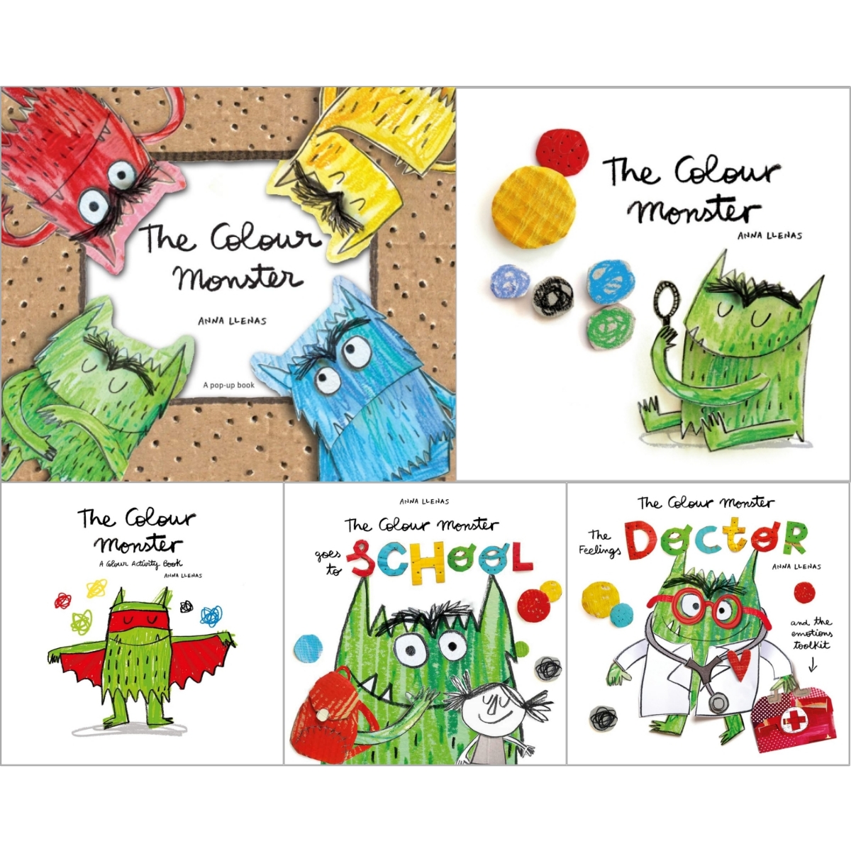 The Colour Monster 시리즈 5종 세트