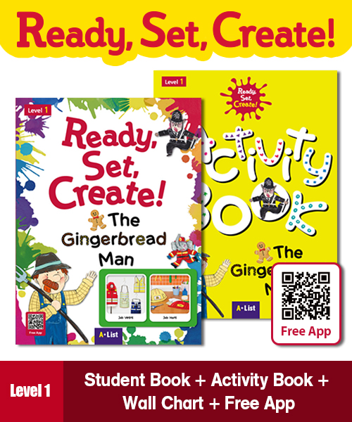 (NEW-2023) Pack-Ready, Set, Create! 1 The Gingerbread Man W.craft