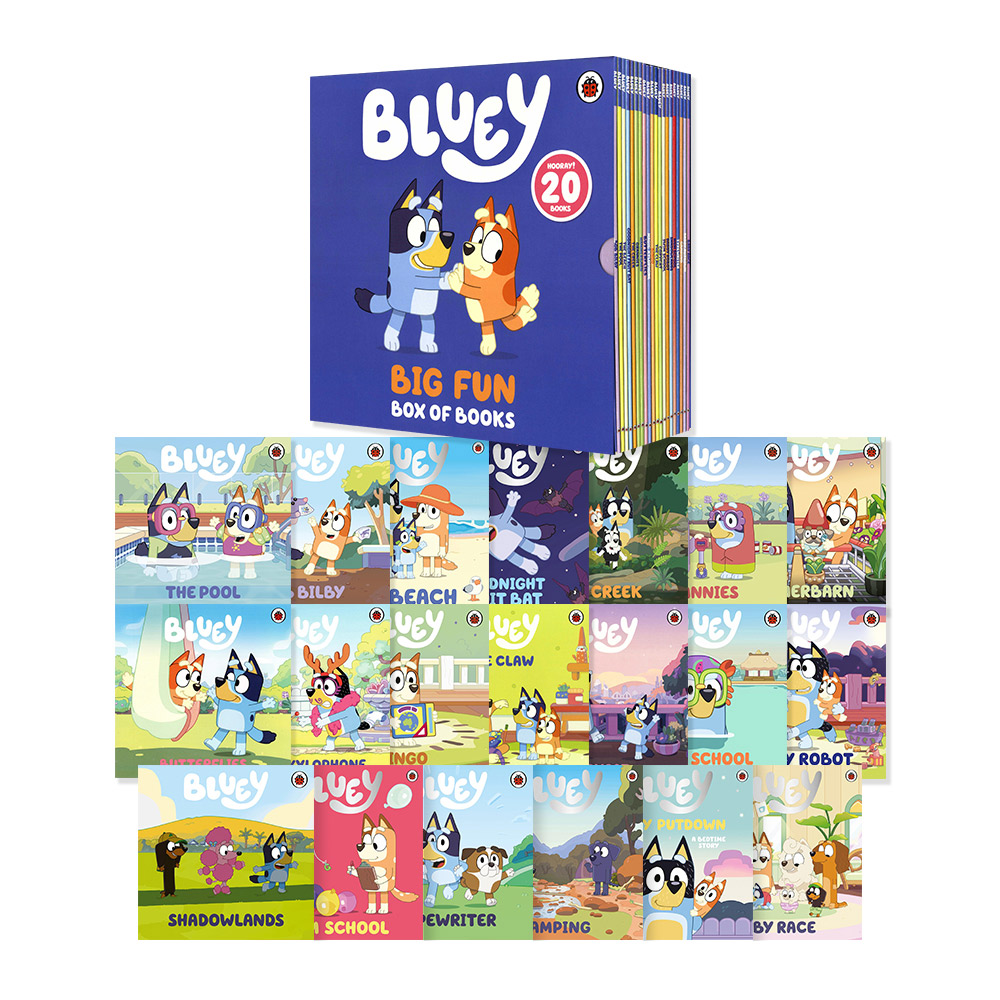 블루이 Bluey 20 books slipcase UK edition (P)