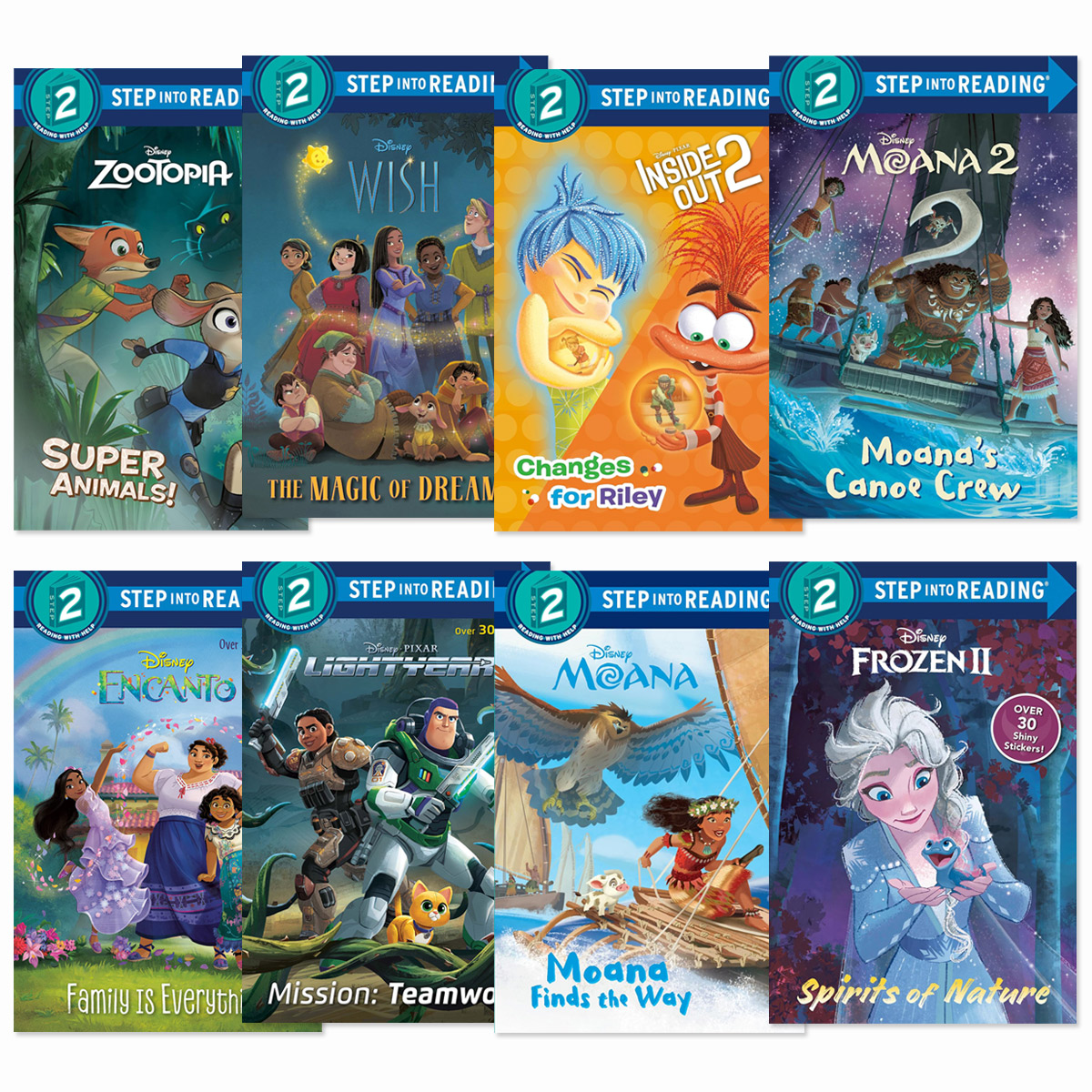 Step Into Reading 디즈니 8종(Step2)_B세트