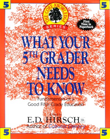 What Your 5th Grader Needs To Know [ Paperback ]