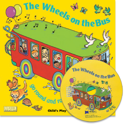 노부영 The Wheels On The Bus Go Round And Round (Paperbook+CD)
