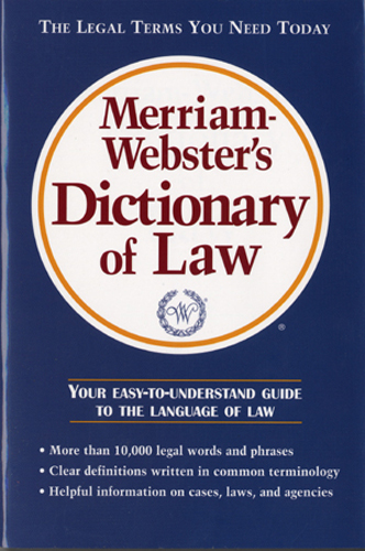 [행사]Merriam-Webster's Dictionary of Law