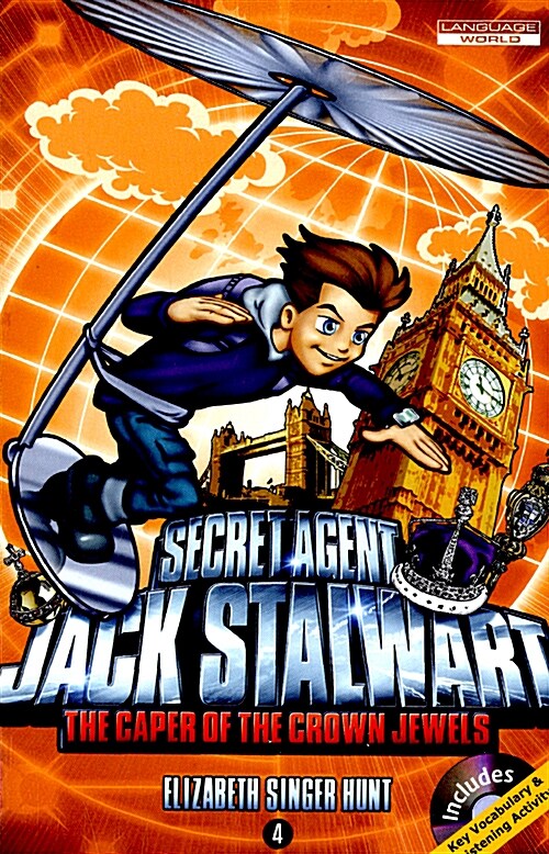 Secret Agent Jack Stalwart #4 The Caper of the Crown Jewels England (Book+CD)