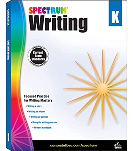 Spectrum Writing Grade K Student Book with Answer Key [2014 Edition]