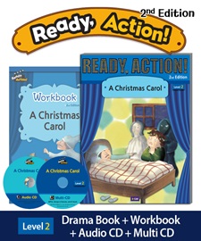 Ready Action 2E 2: A Christmas Carol [SB+WB+Audio CD+Multi-CD]