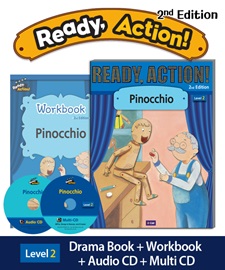 Ready Action 2E 2: Pinocchio [SB+WB+Audio CD+Multi-CD]