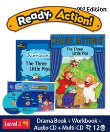 Ready Action 2E 2 Pack 12종 Set [SB+WB+Audio CD+Multi-CD]