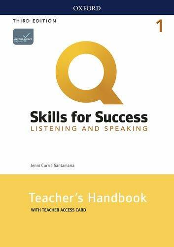 Q 3E Listening & Speaking 1 Teacher's handbook with Teacher Access Card