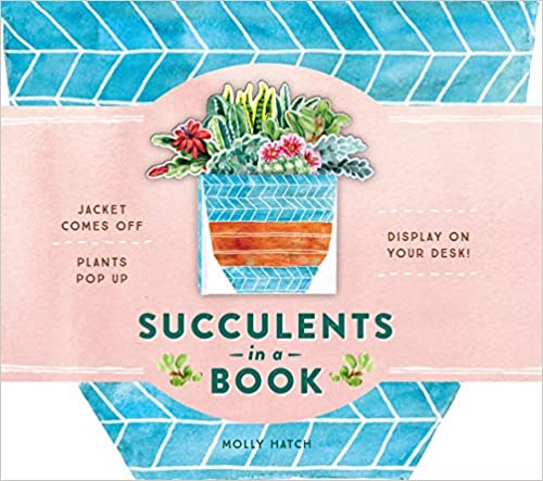 Succulents in a Book (UpLifting Editions): Jacket Comes Off. Plants Pop Up. Display on Your Desk! (H)