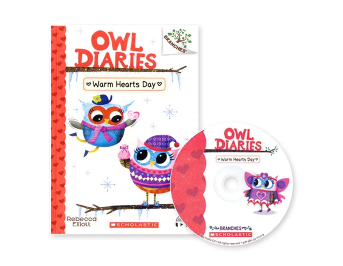 Owl Diaries #5:Warm Hearts Day (with CD & Storyplus QR) New