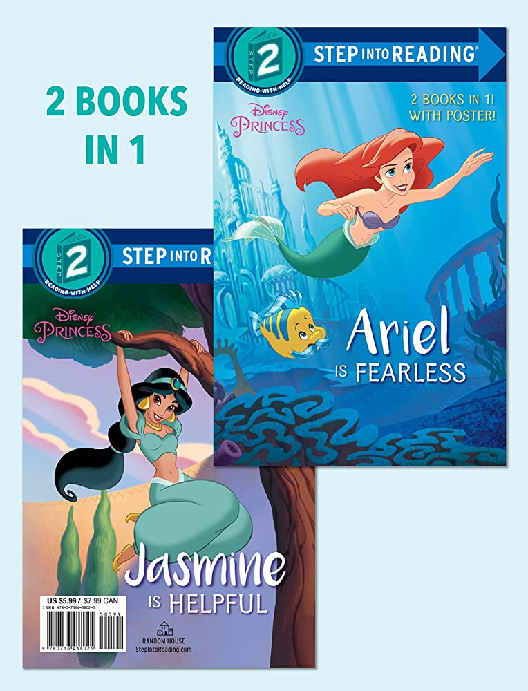 Step into Reading(Step2):Ariel Is Fearless/Jasmine Is Helpful (Disney Princess)