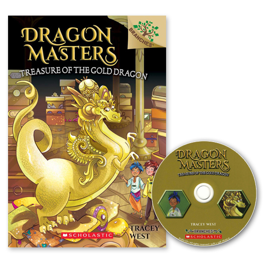 Dragon Masters #12:Treasure of the Gold Dragon (with CD & Storyplus QR) New