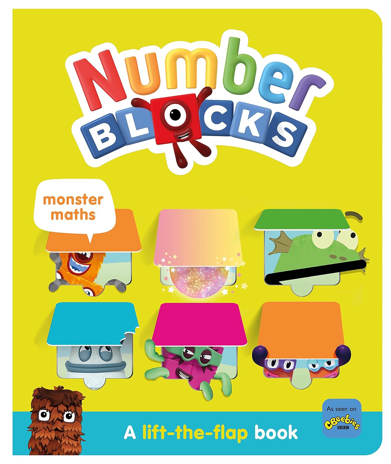 Numberblocks Monster Maths: A Lift the Flap Book Board-Lift the flap