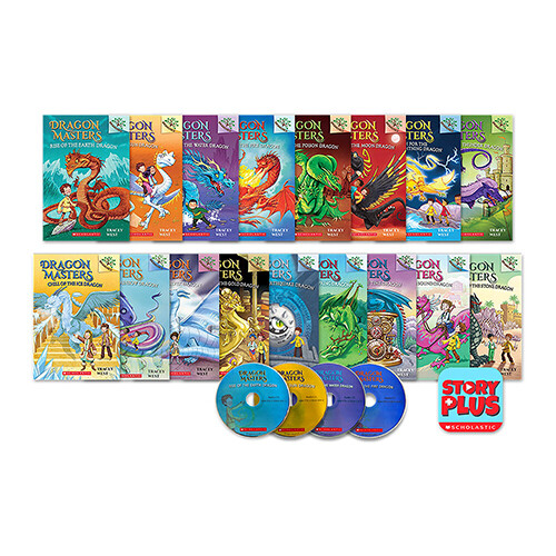 Dragon Masters #01-17 (Paperback+CD & Storyplus) + Wordbook Set