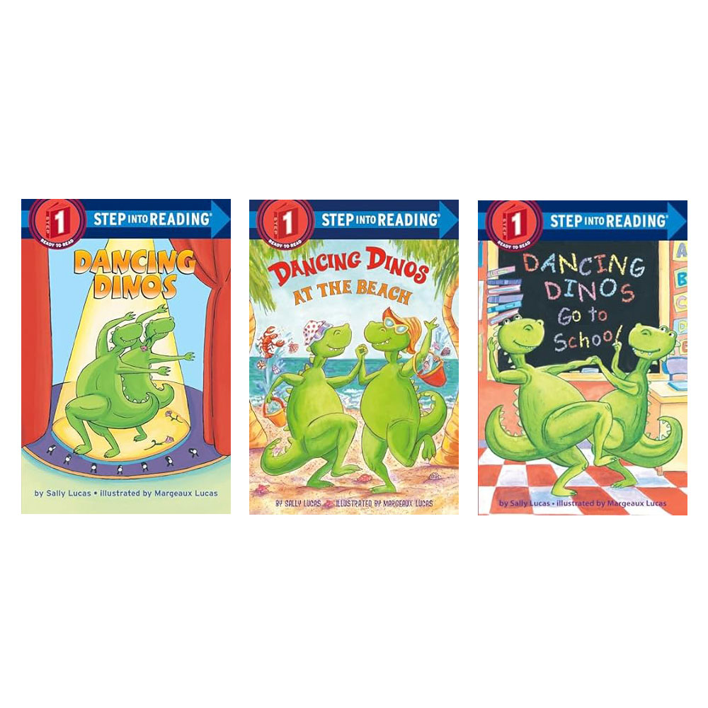 Step into Reading(Step1): Dancing Dinos 3종 세트