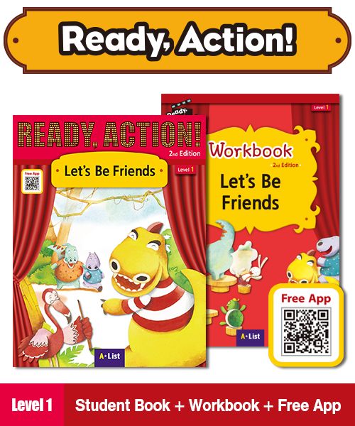 (NEW) Pack-Ready Action 2E 1 : Let's Be Friends