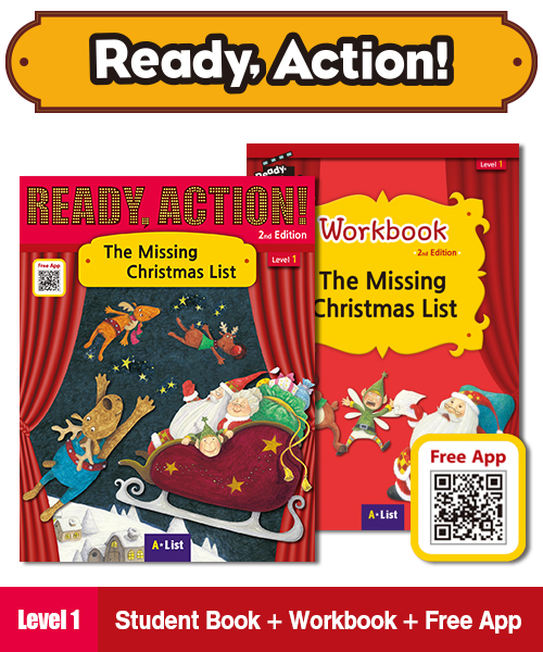 (NEW) Pack-Ready Action 2E 1 : The Missing Christmas List