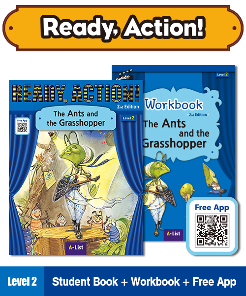 (NEW) Pack-Ready Action 2E 2: The Ants and the Grasshopper