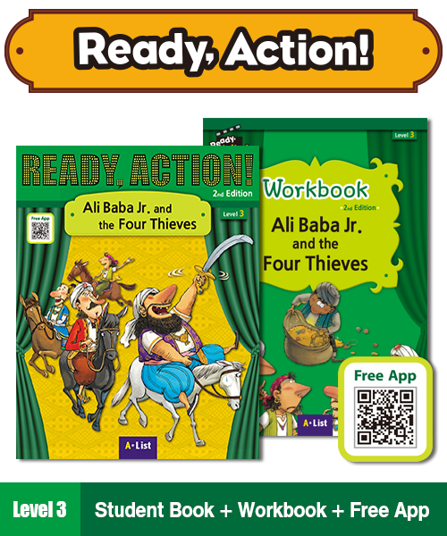 (NEW) Pack-Ready Action 2E 3 : Ali Baba Jr. and the Four Thieves