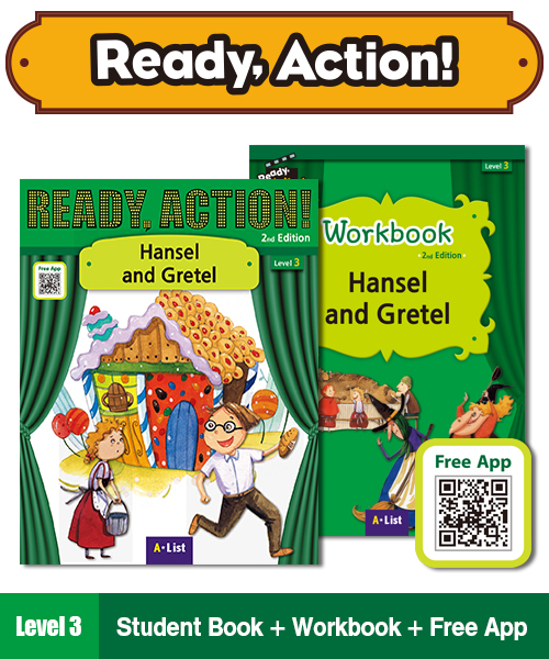 (NEW) Pack-Ready Action 2E 3 : Hansel and Gretel
