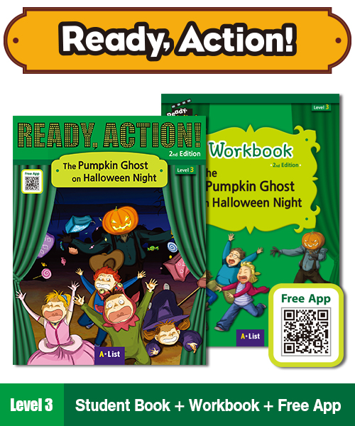 (NEW) Pack-Ready Action 2E 3 : The Pumpkin Ghost on Halloween Night