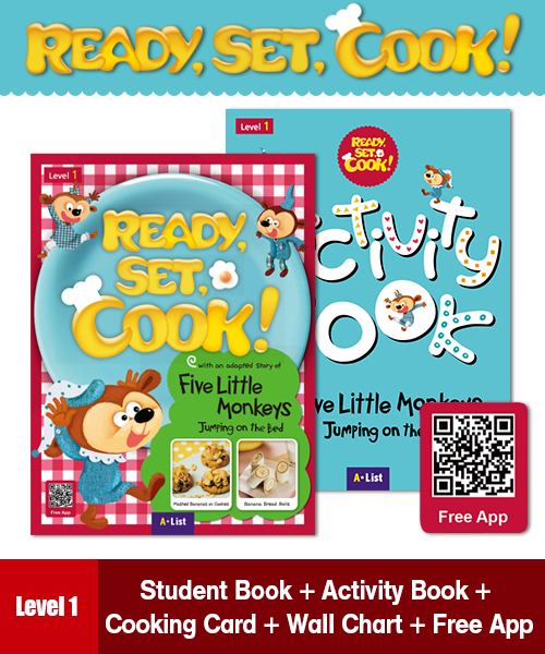 (NEW) Pack-Ready Set Cook! 1: Five Little Monkeys Jumping on the Bed