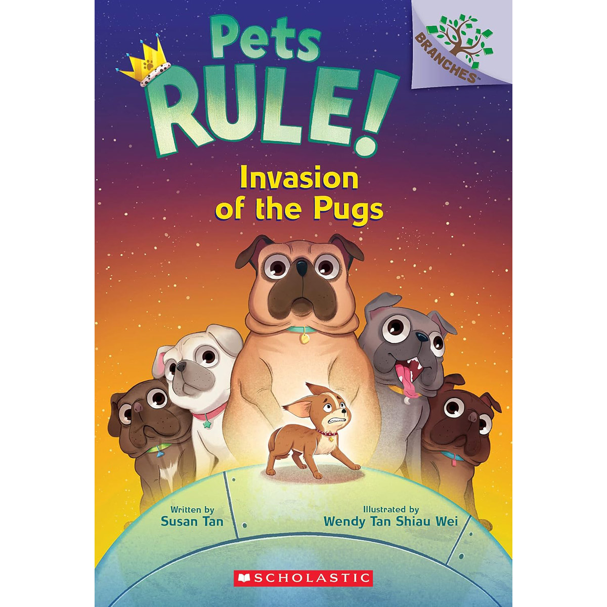 Pets Rule #5: Invasion of the Pugs (A Branches Book)