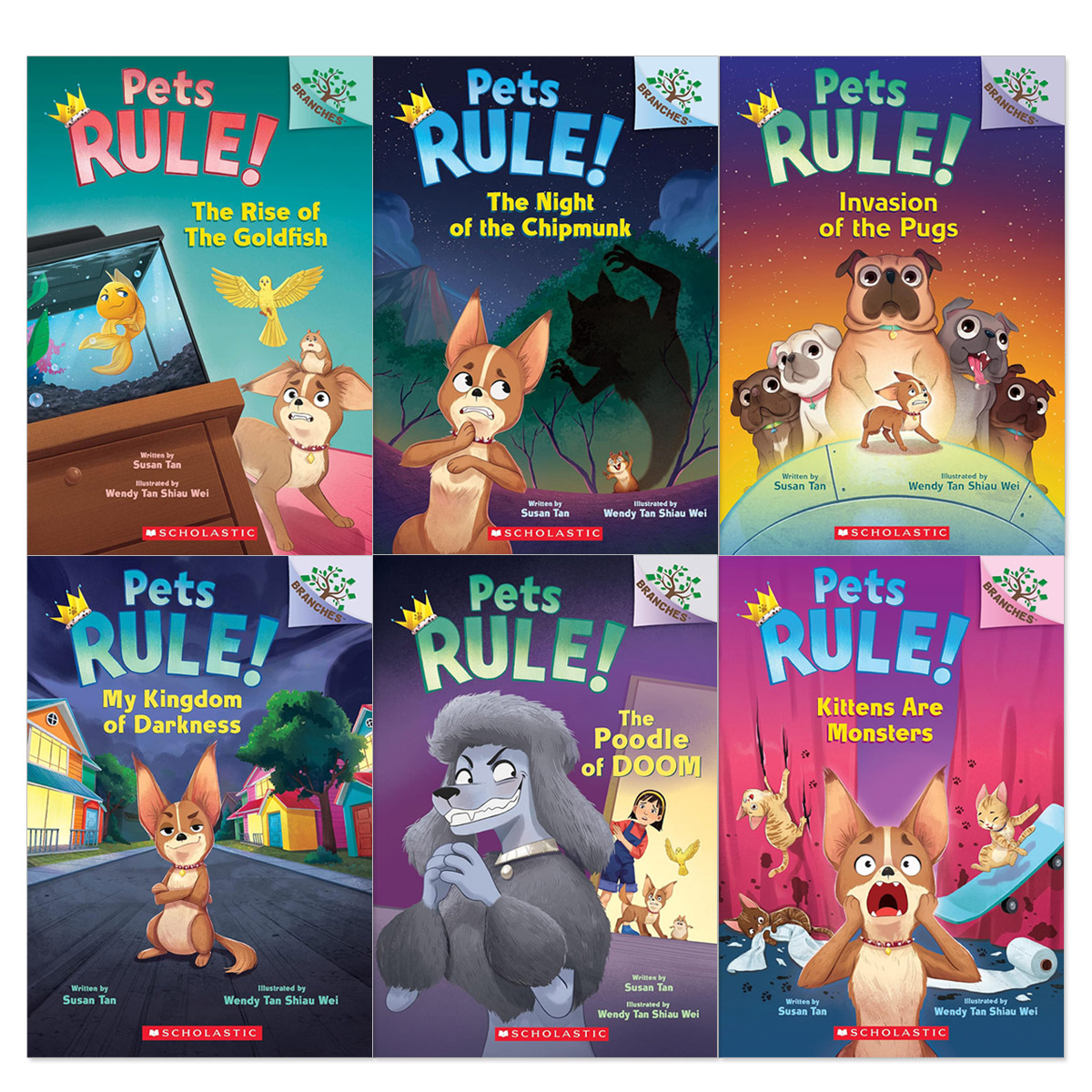 Pets Rule #1~6 set (A Branches Book)