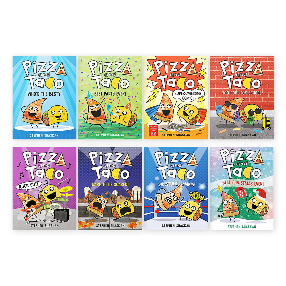 PIZZA and TACO 8종 세트 (Paperback)