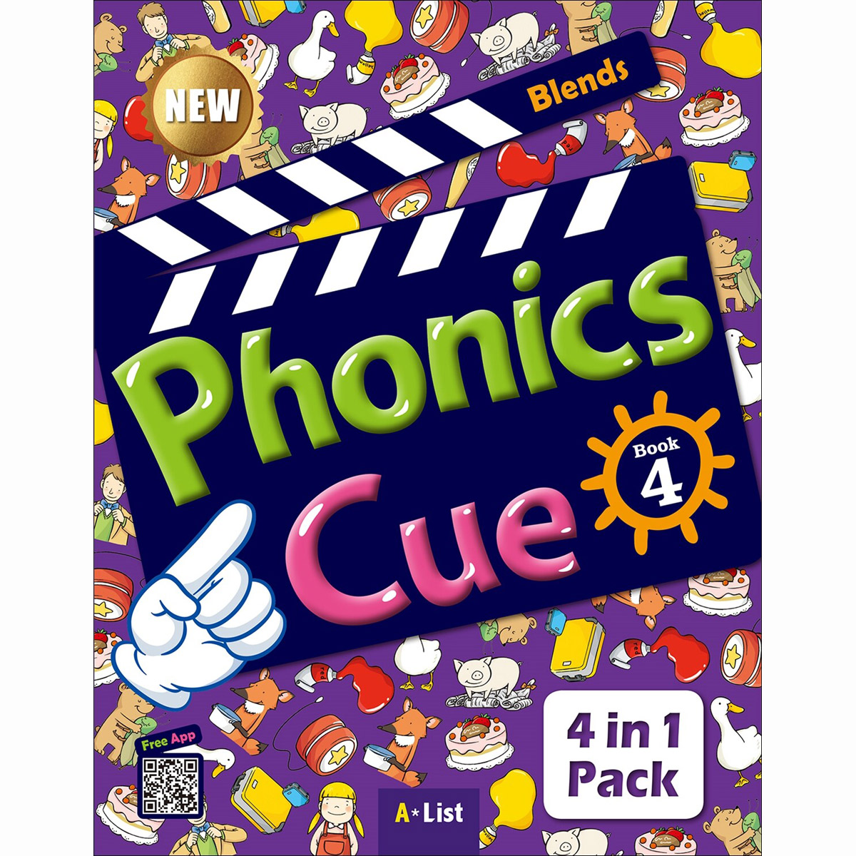 Phonics Cue 4 (4 in 1 Pack)