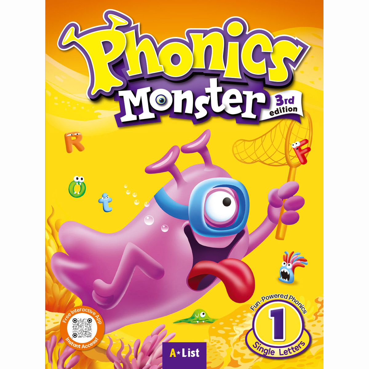 Phonics Monster Student Book 1 (3rd) (with APP)