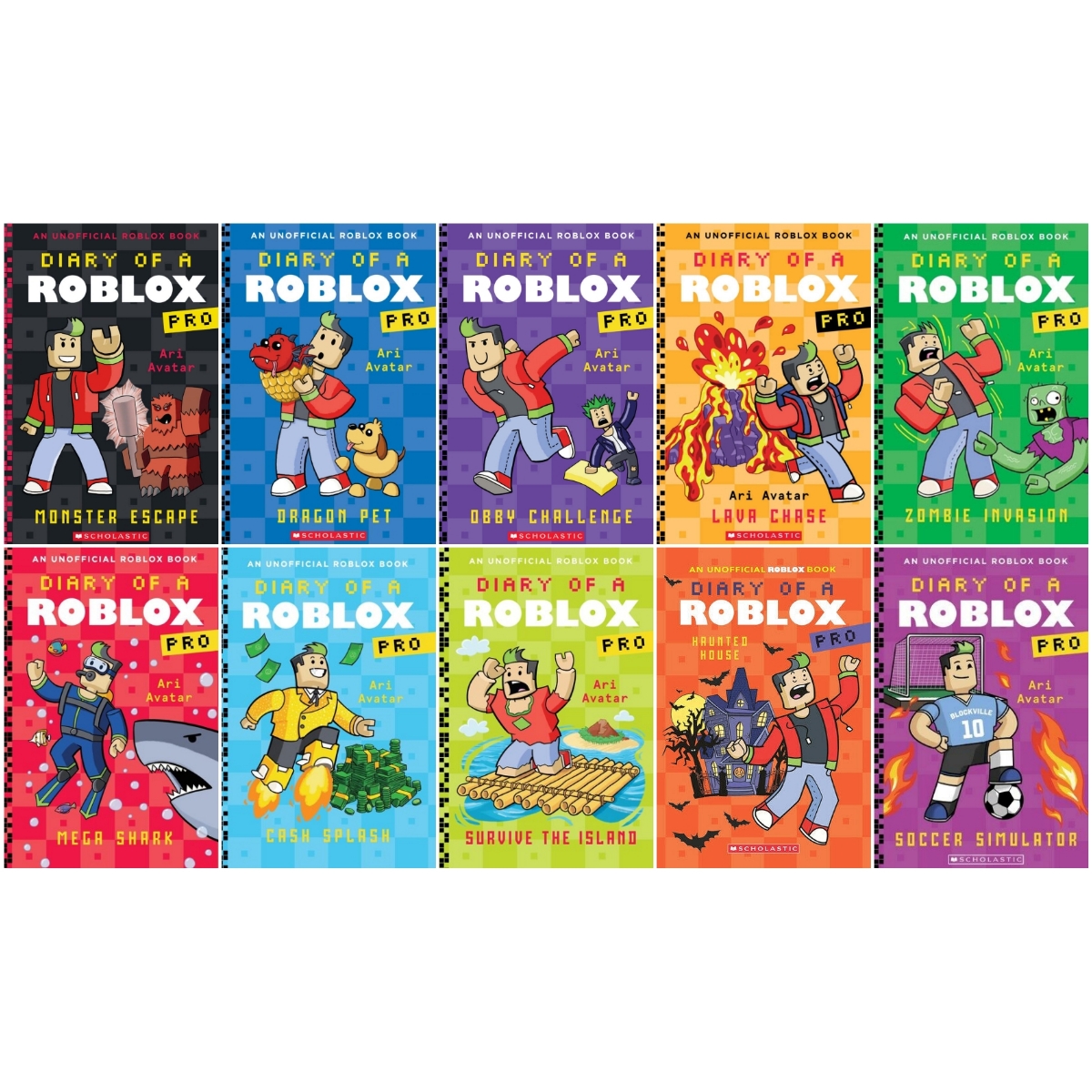 Diary of a Roblox Pro 10종(#1~10)