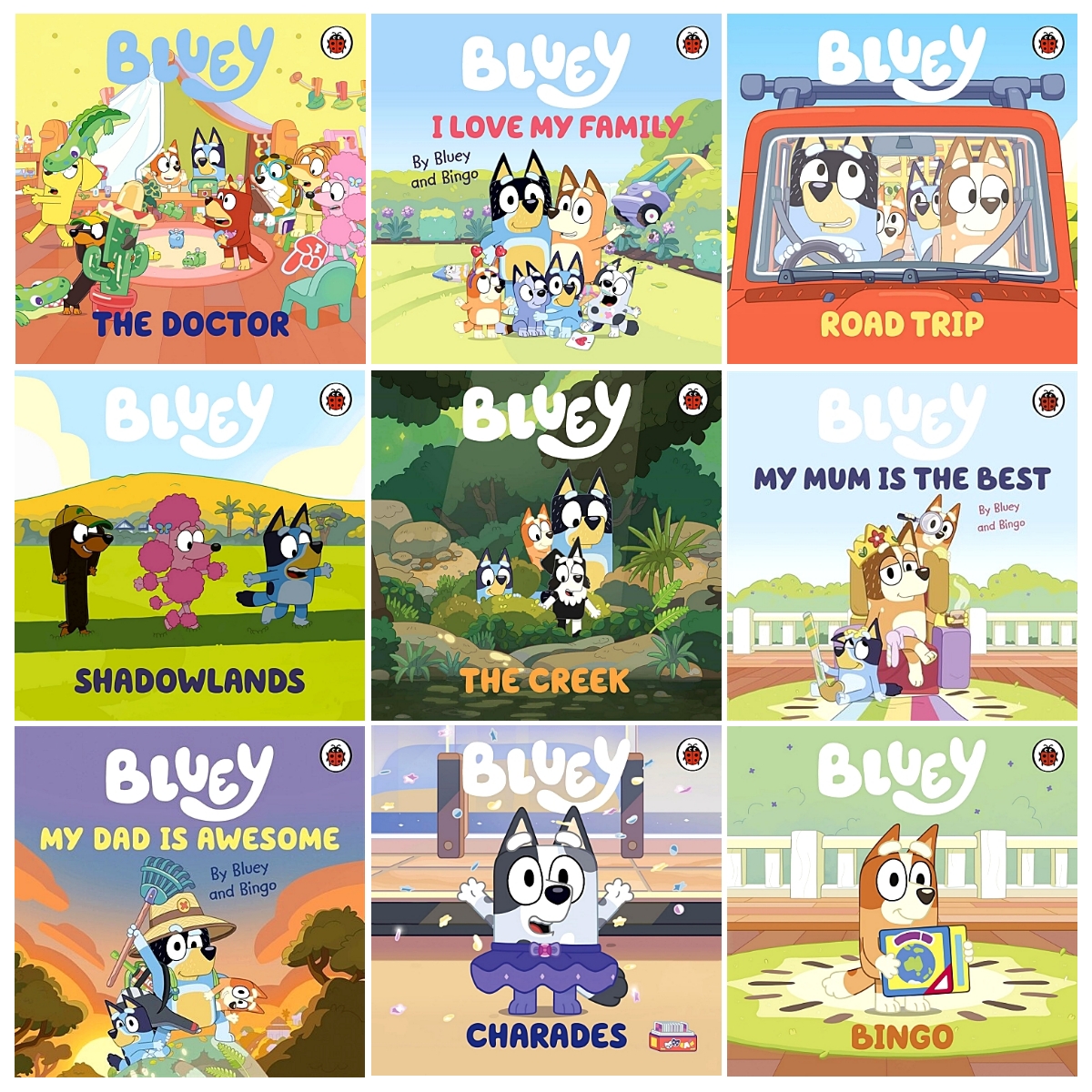 블루이 Bluey 그림책 9종 세트