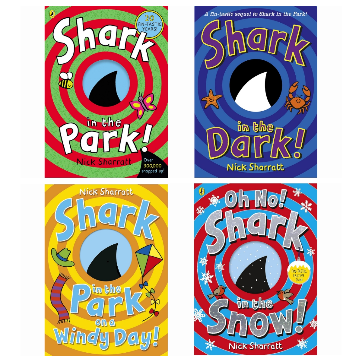 Shark in the Park 시리즈 4종 세트