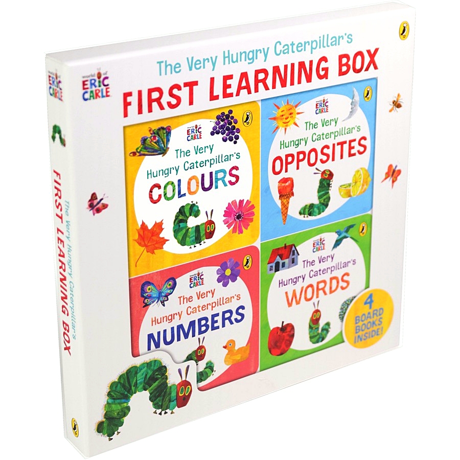 [사은품] 에릭칼 The Very Hungry Caterpillars First Learning Box 보드북 4종