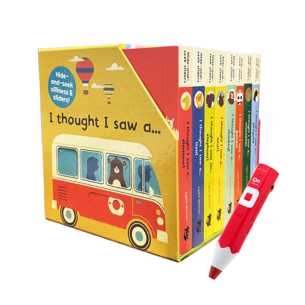 [유아 플랩북/음원제공] I thought I saw a 8종 박스 세트 (세이펜 적용 스티커+스토리펀 앱)