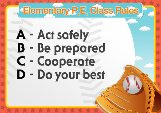 Elementary P.E Class Rules2